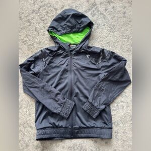 And1 Kids Black Jacket with Green Lining